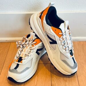 Zara Vibrant Orange Running Sneakers Size 4 Unisex Shoes Kids Athletic Fashion